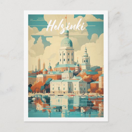 Helsinki Finland Beroemde Reisplaats Briefkaart (Voorkant)