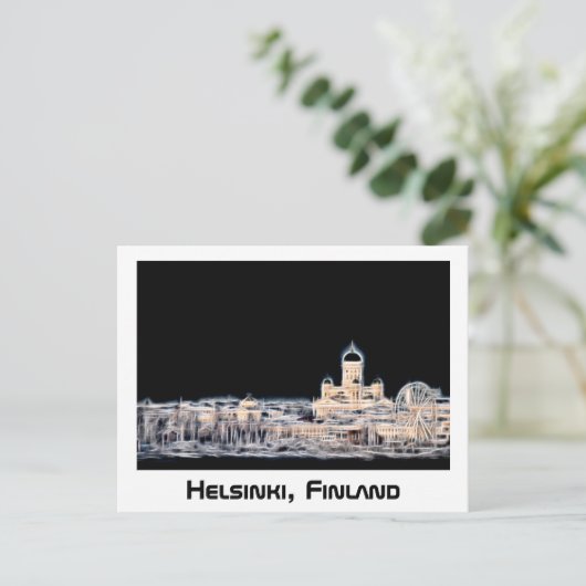 Helsinki, Finland briefkaart (Staand voorkant)