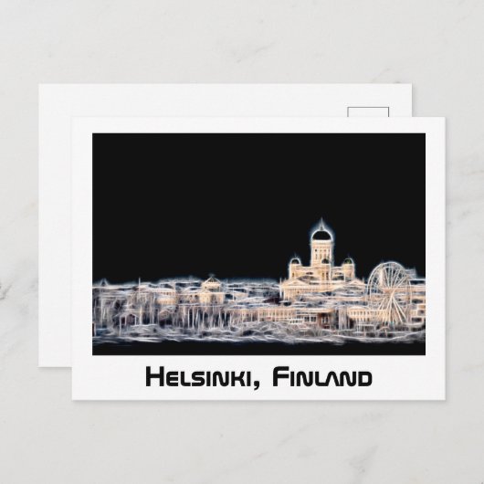 Helsinki, Finland briefkaart (Voorkant / Achterkant)