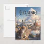 Helsinki Finland Briefkaart (Voorkant / Achterkant)