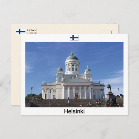 Helsinki - Finland Briefkaart (Voorkant / Achterkant)