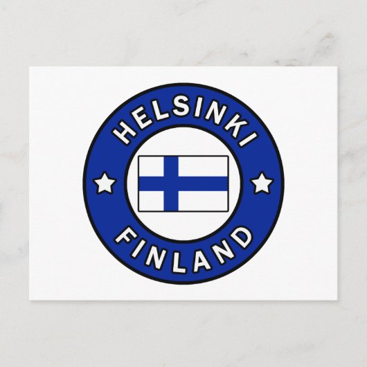 Helsinki Finland Briefkaart (Voorkant)