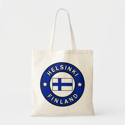 Helsinki Finland canvas tas (Voorkant)