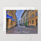 Helsinki Finland City Scene Briefkaart (Voorkant / Achterkant)