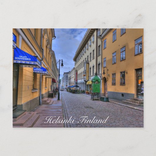 Helsinki Finland City Scene Briefkaart (Voorkant)