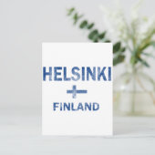 Helsinki Finland Design Briefkaart (Staand voorkant)
