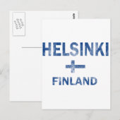 Helsinki Finland Design Briefkaart (Voorkant / Achterkant)