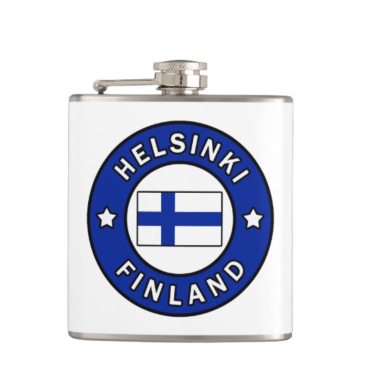 Helsinki Finland Heupfles (Voorkant)