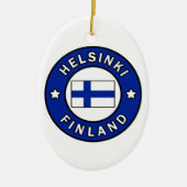 Helsinki Finland Keramisch Ornament (Voorkant)