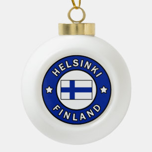 Helsinki Finland Keramische Bal Ornament