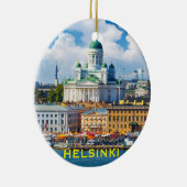 Helsinki Finland kerstversiering Keramisch Ornament (Rechts)