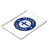 Helsinki Finland Notitieboek (Linkerzijde)