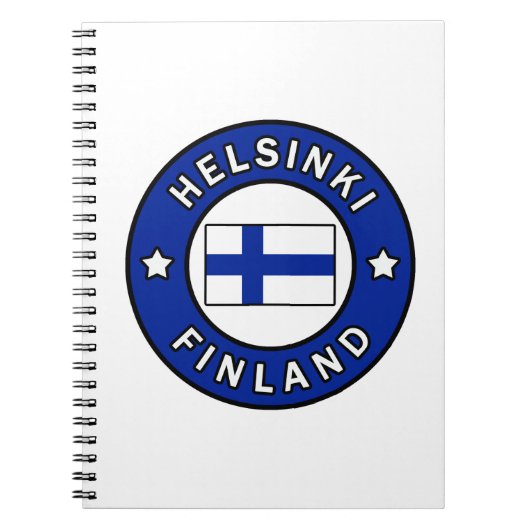 Helsinki Finland Notitieboek (Voorkant)