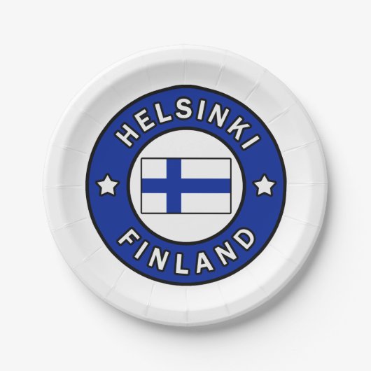 Helsinki Finland Papieren Bordje (Voorkant)