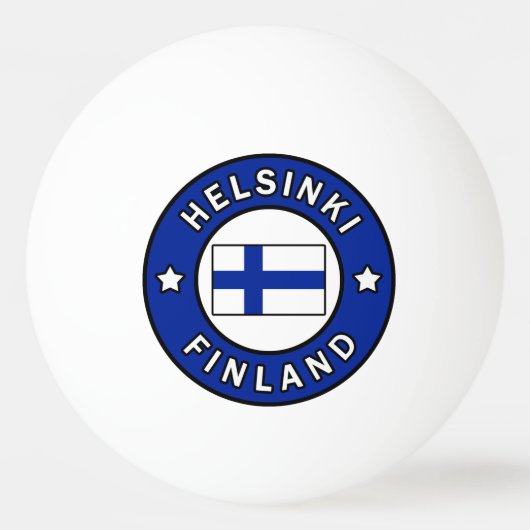 Helsinki Finland Pingpongbal (Voorkant)