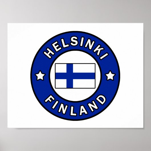 Helsinki Finland Poster (Voorkant)