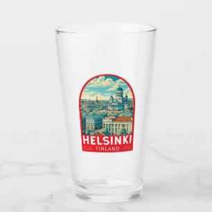 Helsinki Finland Reis Kunst Embleem Glas