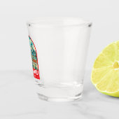Helsinki Finland Reis Kunst Embleem Shot Glas (Rechts)