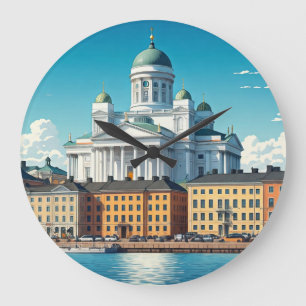Helsinki Finland Reizen Grote Klok