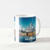 Helsinki Finland Reizen Koffiemok (Voorkant rechts)