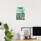 Helsinki Finland Reizen Kunst Vintage Poster (Thuiskantoor)