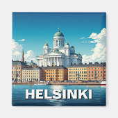 Helsinki Finland Reizen Magneet (Voorkant)