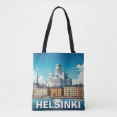 Helsinki Finland Reizen Tote Bag (Voorkant)