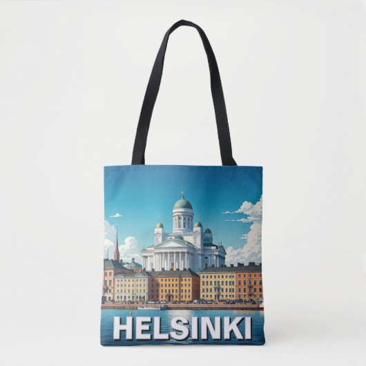 Helsinki Finland Reizen Tote Bag (Voorkant)