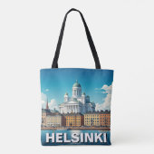 Helsinki Finland Reizen Tote Bag (Achterkant)