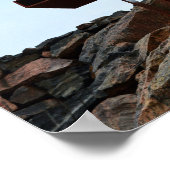 Helsinki, Finland, Rock Church Cross Poster (Hoek)