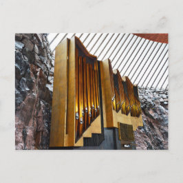Helsinki, Finland, Rock Church Organ Briefkaart