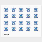 Helsinki Finland Ronde Sticker (Vel)