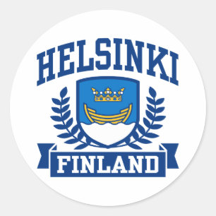 Helsinki Finland Ronde Sticker