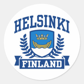 Helsinki Finland Ronde Sticker