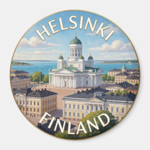 Helsinki Finland Senaatplein Icoon van het landsch Magneet