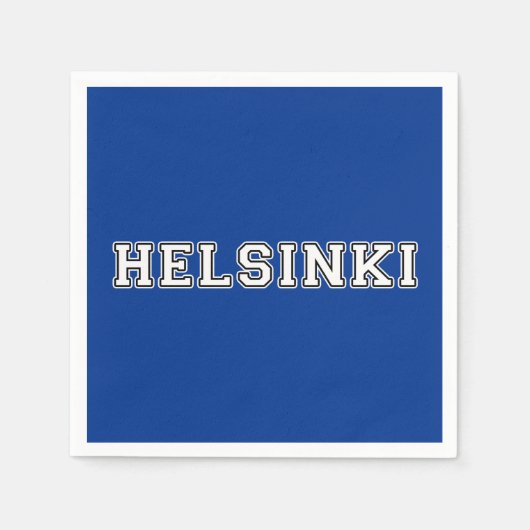 Helsinki Finland Servet (Voorkant)