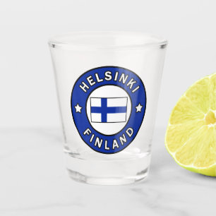 Helsinki Finland Shot Glas