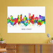 Helsinki Finland Skyline Canvas Afdruk (Insitu (Woonkamer))