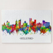 Helsinki Finland Skyline Legpuzzel (Horizontaal)