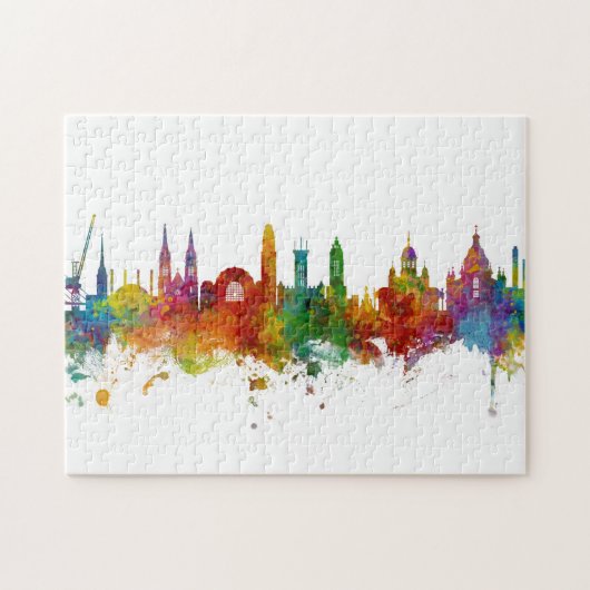 Helsinki Finland Skyline Legpuzzel (Horizontaal)