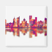 Helsinki Finland Skyline Magneet (Voorkant)