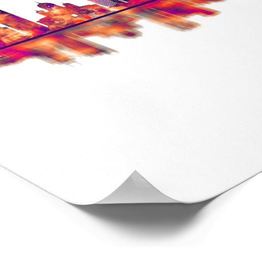 Helsinki Finland Skyline Poster (Hoek)