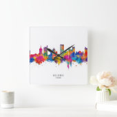Helsinki Finland Skyline Vierkante Klok (Huis)