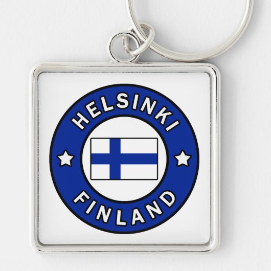 Helsinki Finland Sleutelhanger (Voorkant)