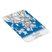 Helsinki Finland: Stadskaartcoördinaten reizen Magneet (Rechterzijde)