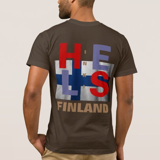 HELSINKI FINLAND T-SHIRT (Achterkant)