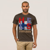 HELSINKI FINLAND T-SHIRT (Voorkant volledig)