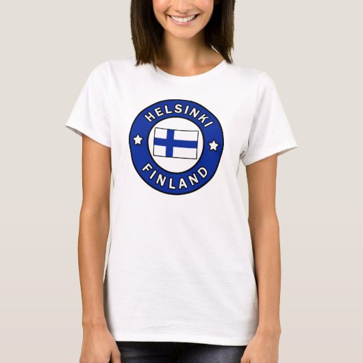 Helsinki Finland T-shirt (Voorkant)