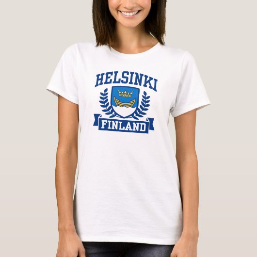 Helsinki Finland T-shirt (Voorkant)