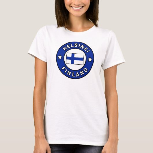 Helsinki Finland T-shirt (Voorkant)
